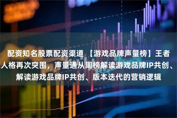 配资知名股票配资渠道 【游戏品牌声量榜】王者荣耀持续霸榜,第五人格再次突围,声量通从周榜解读游戏品牌IP共创、版本迭代的营销逻辑